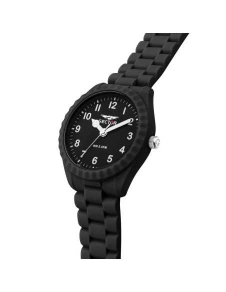 Orologio SECTOR unisex Diver tempo gomma nero