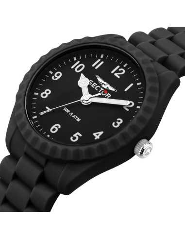 Orologio SECTOR unisex Diver tempo gomma nero