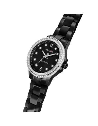 Orologio Sector 230 Donna Acciaio Nero /...