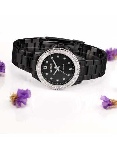 Orologio Sector 230 Donna Acciaio Nero /...