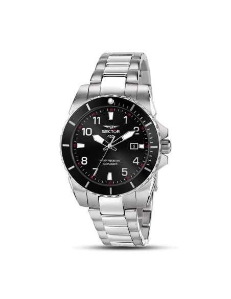 Orologio SECTOR Uomo 450 Data Acciaio Nero