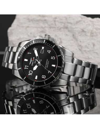 Orologio SECTOR Uomo 450 Data Acciaio Nero