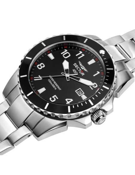 Orologio SECTOR Uomo 450 Data Acciaio Nero