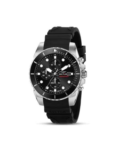 Orologio SECTOR Uomo 450 Cronografo Gomma Nero