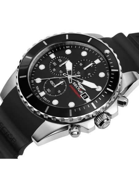 Orologio SECTOR Uomo 450 Cronografo Gomma Nero