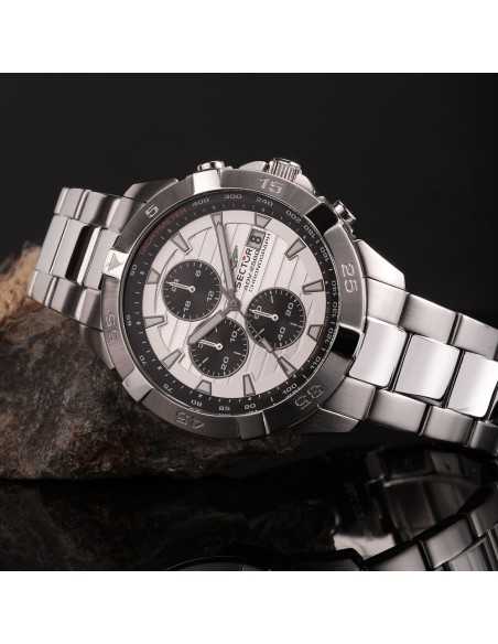 Orologio Sector ADV2500 Cronografo da Uomo in Acciaio Silver