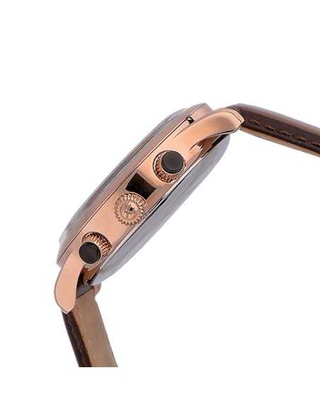 Orologio MASERATI uomo Ricordo cronografo pelle marrone / oro rosa
