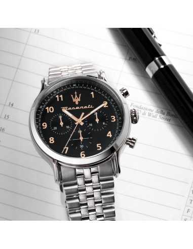 Orologio MASERATI Uomo Epoca Cronografo Acciaio...