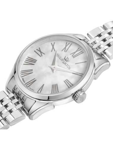 Orologio PHILIP WATCH donna Roma acciaio / bianco