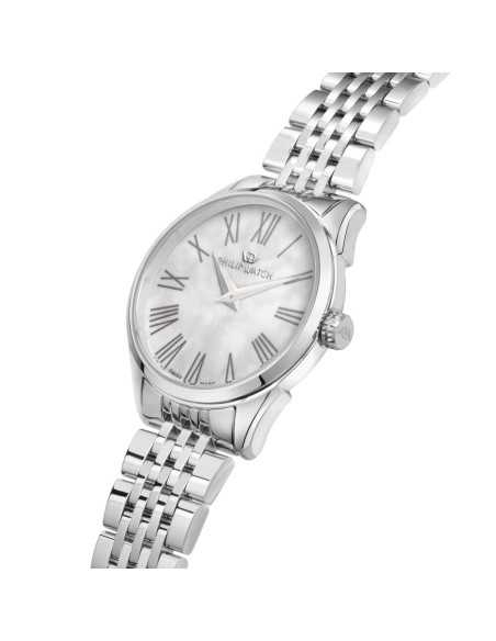 Orologio PHILIP WATCH donna Roma acciaio / bianco