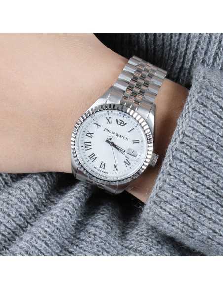 Orologio PHILIP WATCH donna Caribe data acciaio / bianco