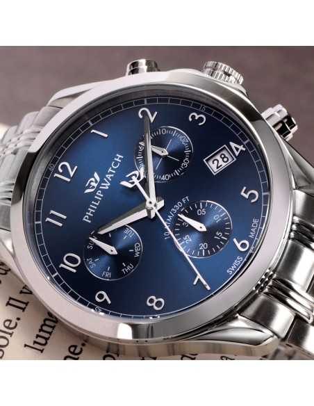 Orologio PHILIP WATCH Blaze Uomo Cronografo Acciaio / Blu