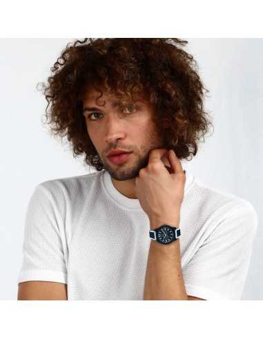 Orologio MORELLATO uomo Superga gomma blu / bianco