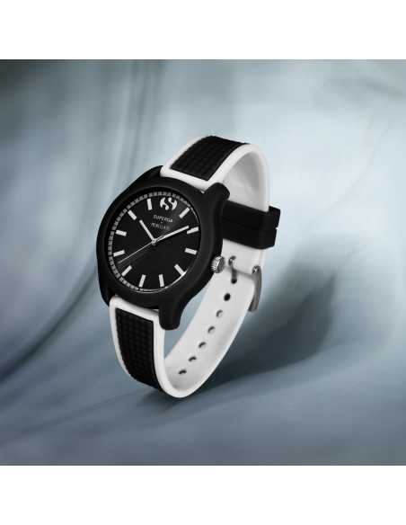 Orologio MORELLATO uomo Superga gomma nero / bianco