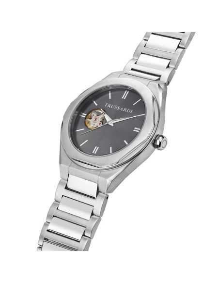 Orologio TRUSSARDI uomo Brink Automatico acciaio / grigio