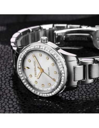 Trussardi T-Sky – Orologio Donna Acciaio/Bianco...