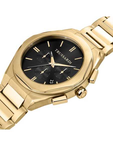 Trussardi Brink – Orologio Uomo Dorato/Nero Multifunzione (R2453156001)