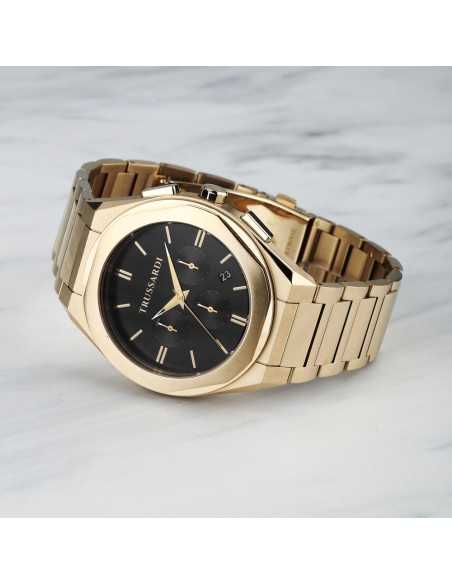 Trussardi Brink – Orologio Uomo Dorato/Nero Multifunzione (R2453156001)