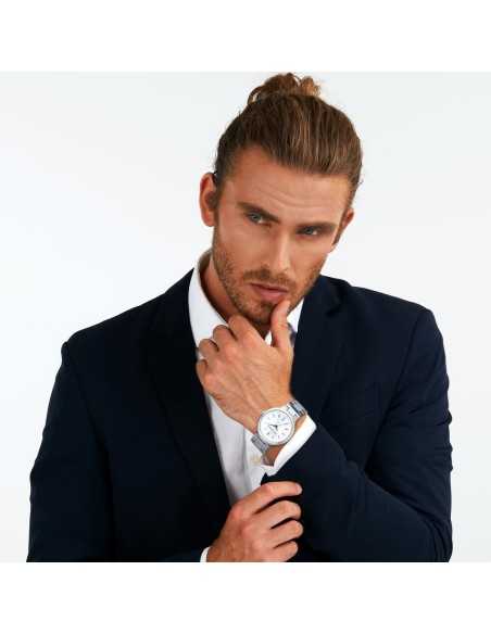 Trussardi Loud – Orologio Uomo Acciaio Argento con Datario (R2453164003)