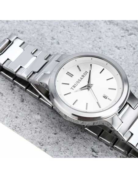 Trussardi Loud – Orologio Uomo Acciaio Argento con Datario (R2453164003)