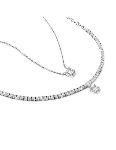 Collana MORELLATO donna Tesori Tennis argento 925 - cristalli bianchi