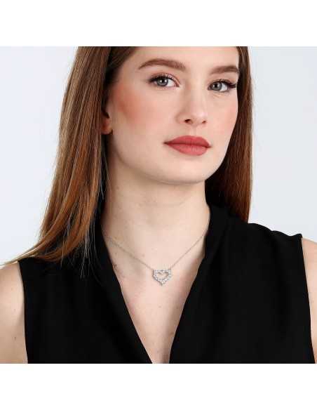 Collana MORELLATO donna Tesori argento 925 - cuore bianco