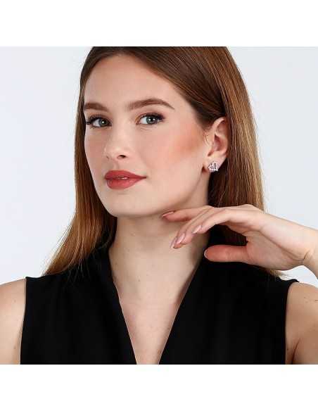 Orecchini MORELLATO donna Tesori argento 925 - cuori bianchi