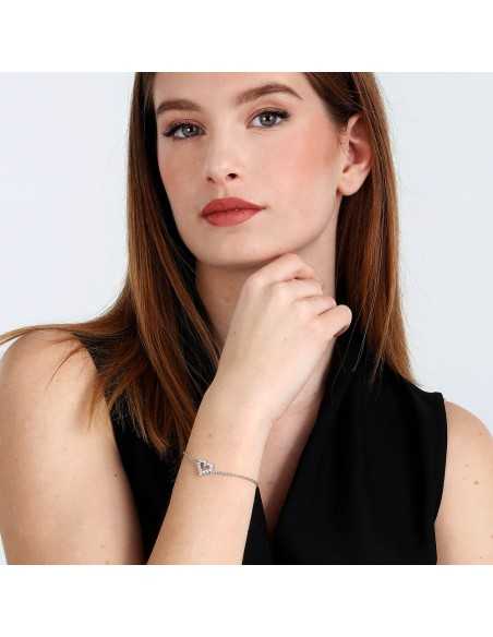 Bracciale MORELLATO donna Tesori argento 925 - cuore bianco
