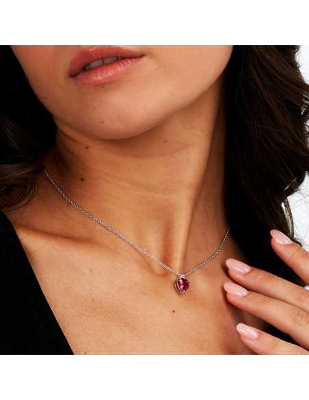 Pendente MORELLATO donna Tesori arg. 925 - cuore rosso