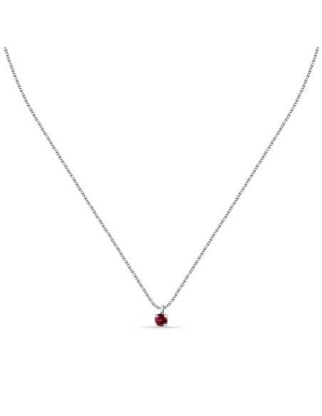 Pendente MORELLATO donna Tesori arg. 925 - cristallo rosso