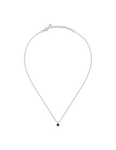 Pendente MORELLATO donna Tesori arg. 925 - cristallo rosso