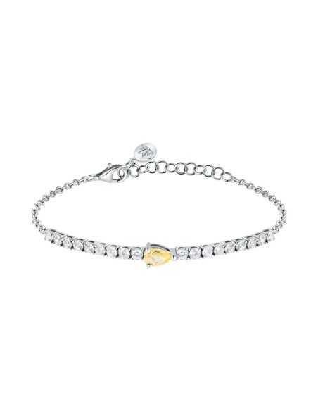 Bracciale MORELLATO donna Tesori arg. 925 - tennis pietra gialla