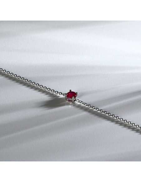 Bracciale MORELLATO donna Tesori arg. 925 - pietra rossa (SAIW237)