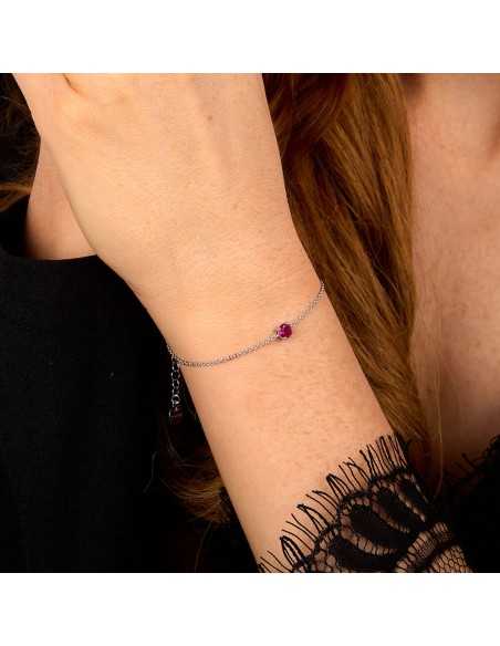 Bracciale MORELLATO donna Tesori arg. 925 - pietra rossa (SAIW237)