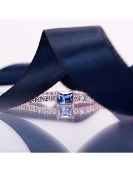 Bracciale MORELLATO donna Tesori tennis arg. 925 / pietra blu