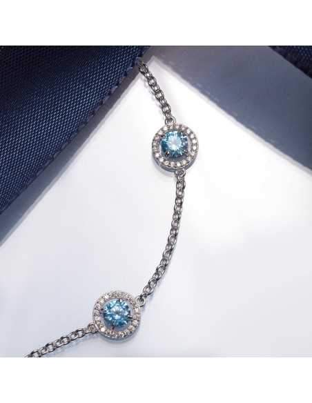 Bracciale MORELLATO donna Tesori tennis arg. 925 / pietre azzurre
