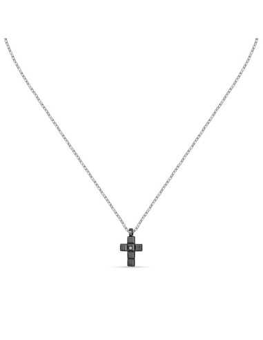 Pendente MORELLATO uomo Motown croce / nero /...