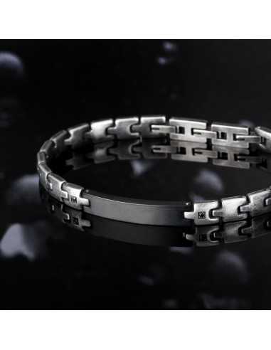 Bracciale MORELLATO uomo Motown acciaio antico...
