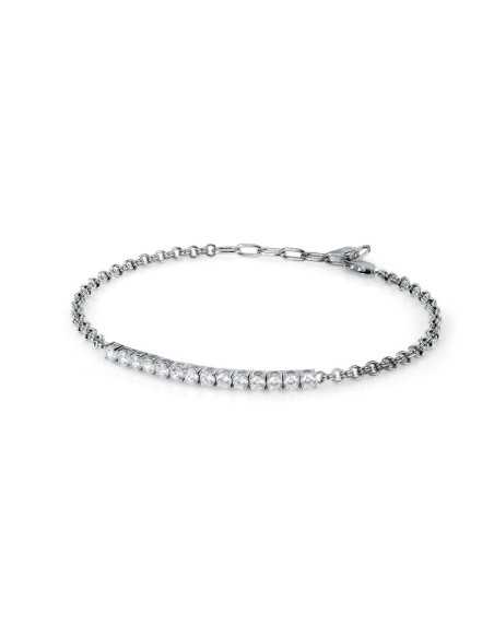 Bracciale MORELLATO uomo Tennis argento 925 / pietre (SATT17)