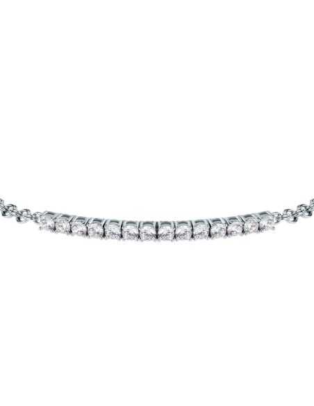 Bracciale MORELLATO uomo Tennis argento 925 / pietre (SATT17)