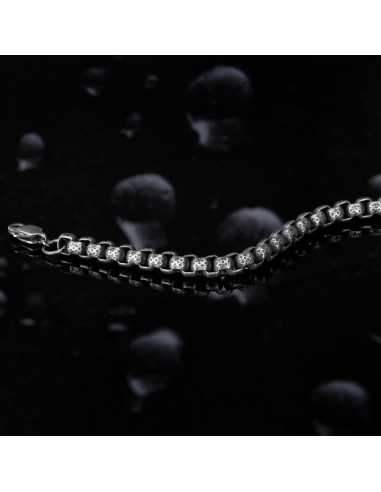 Bracciale MORELLATO uomo Catene box acciaio antico
