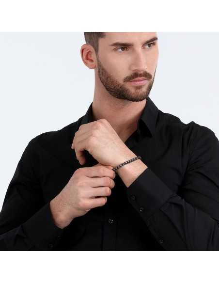 Bracciale MORELLATO uomo Catene box acciaio antico