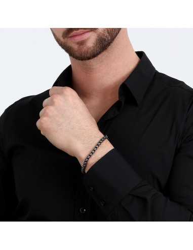 Bracciale MORELLATO uomo Catene box acciaio antico
