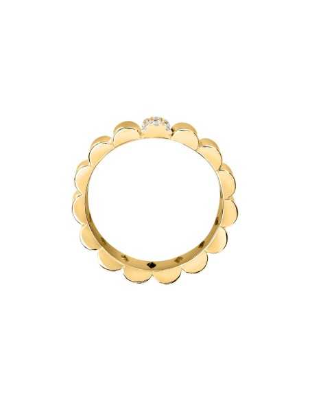 Anello MORELLATO donna Essenza argento 925 dorato / cristalli