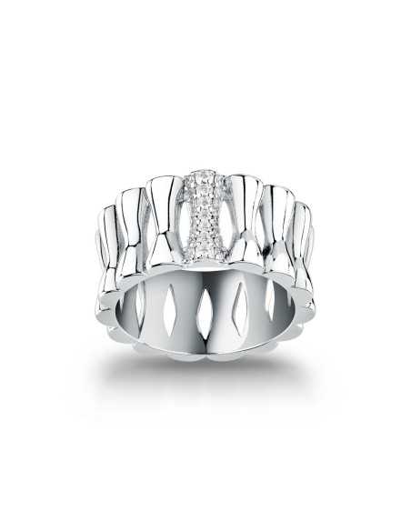 Anello MORELLATO donna Essenza argento 925 / cristalli bianchi