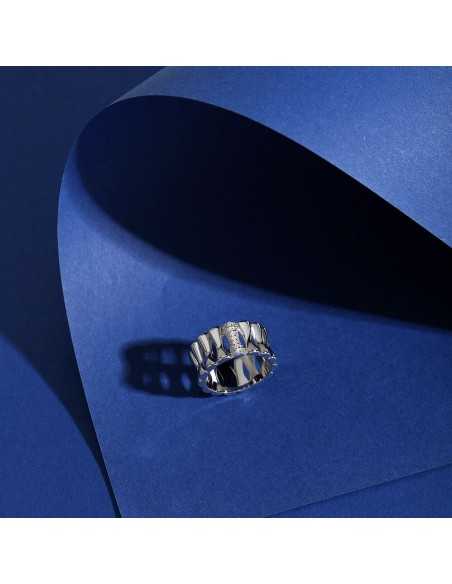 Anello MORELLATO donna Essenza argento 925 / cristalli bianchi