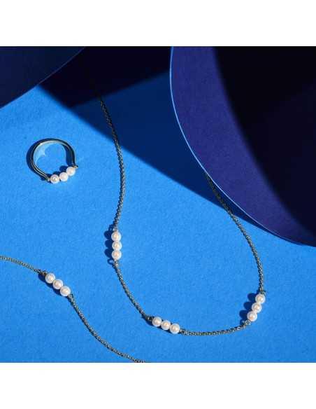 Collana MORELLATO donna Perle arg. 925 dorato