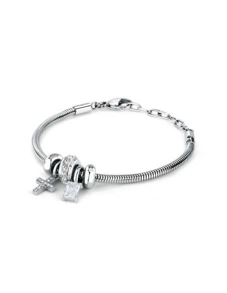 Bracciale MORELLATO donna Drops snake / croce / punto luce