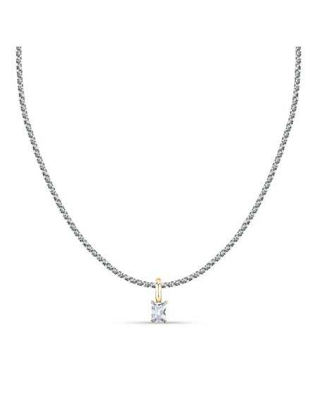 Collana MORELLATO donna Drops acciaio / punto luce bianco