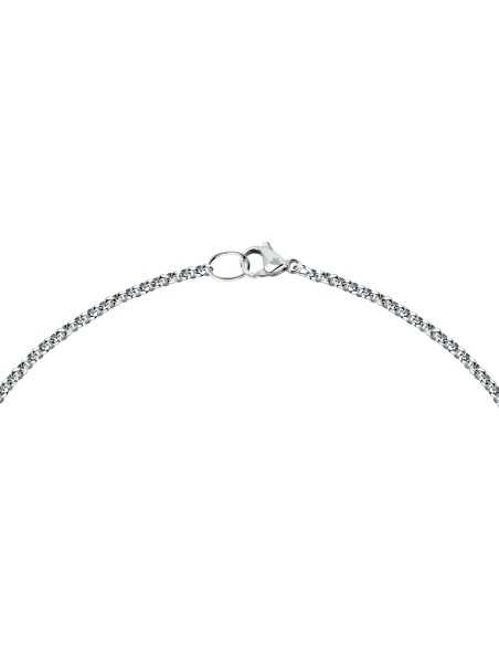 Collana MORELLATO donna Drops acciaio / punto luce bianco